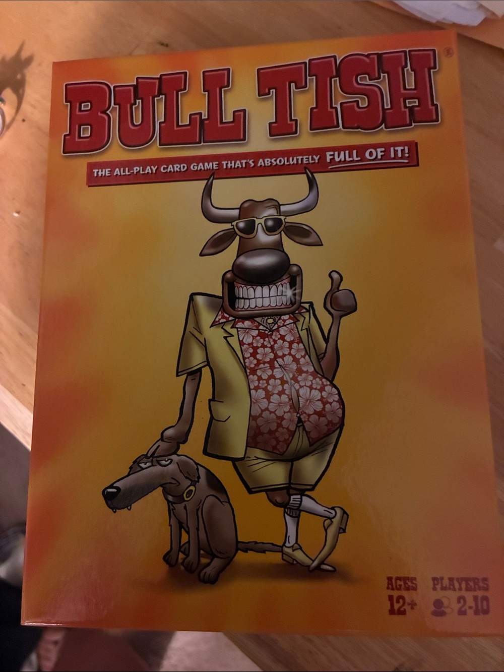 BULL TISH Card Game - Yellow